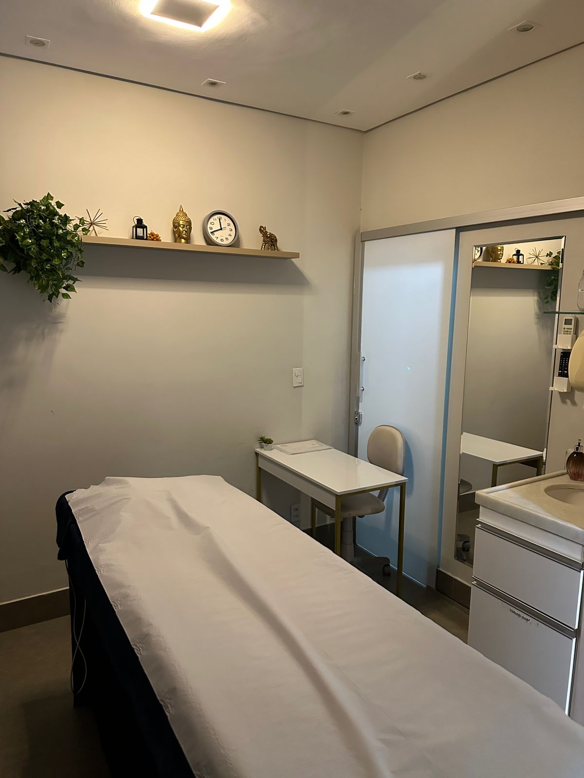 Sala de massagem e tratamentos corporais